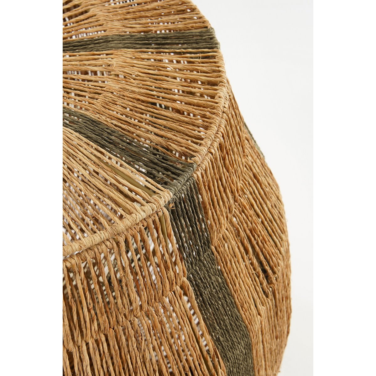 Glimmerdekorationen - Liliano Korb - 2er-Set - H48 x Ø50 cm - Jute - Dunkelgrün