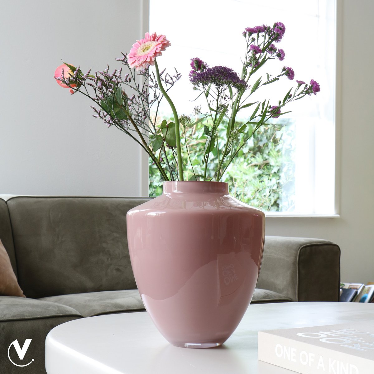 Vase the World - Vaas - Tugela pastel pink