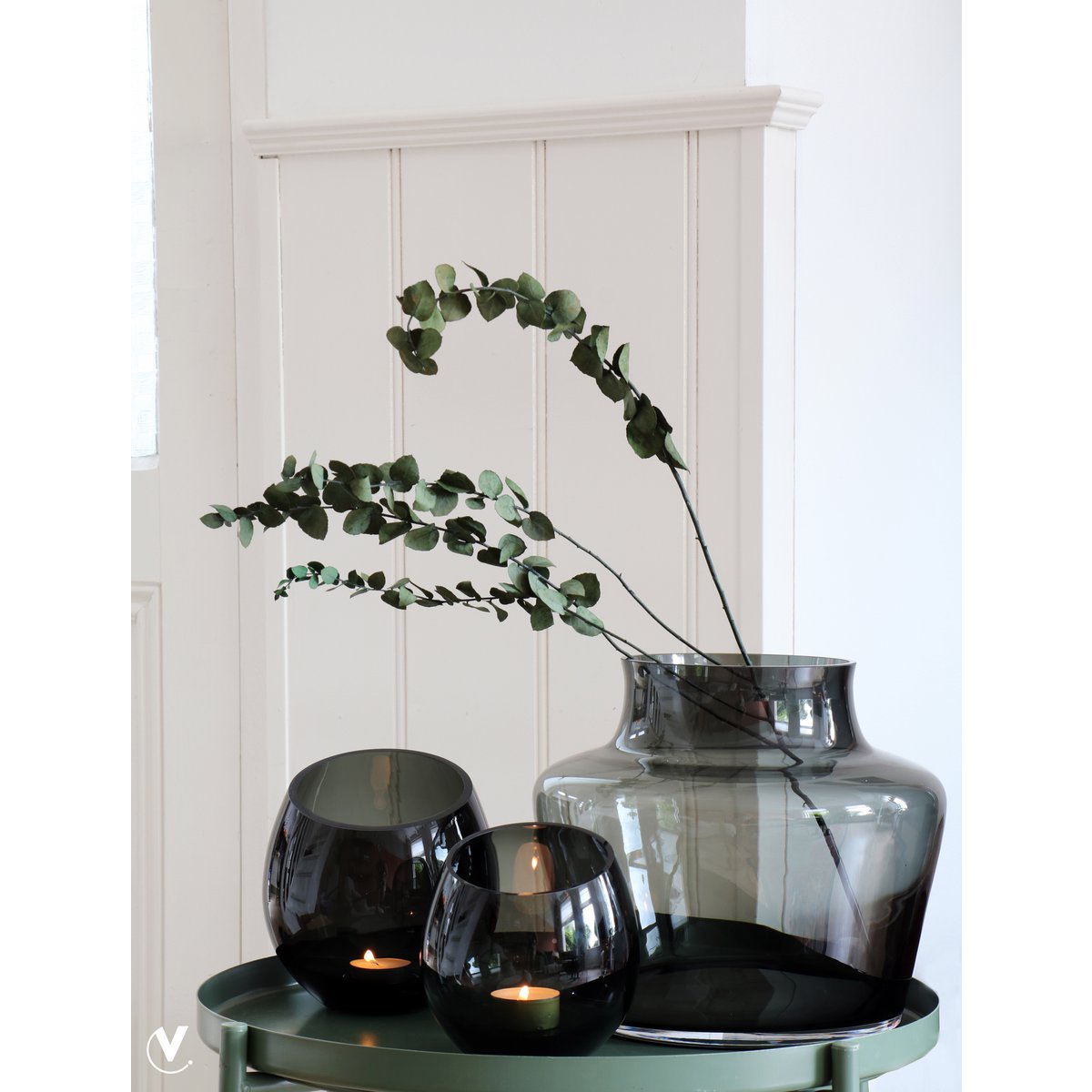 Vase the World - Moho grey - 2 stuks