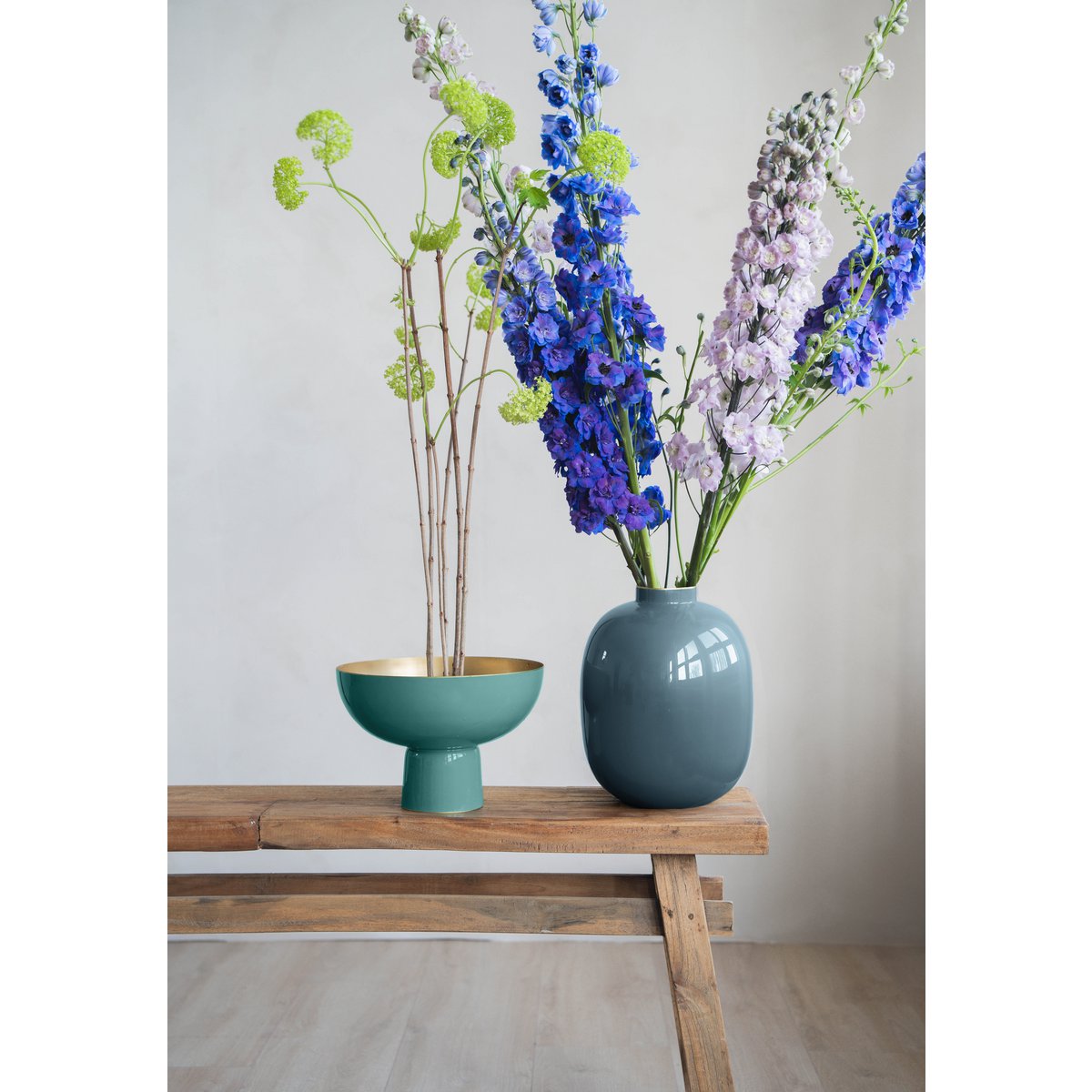 Pip Studio - High Tray Metal Light Blue 20x30cm