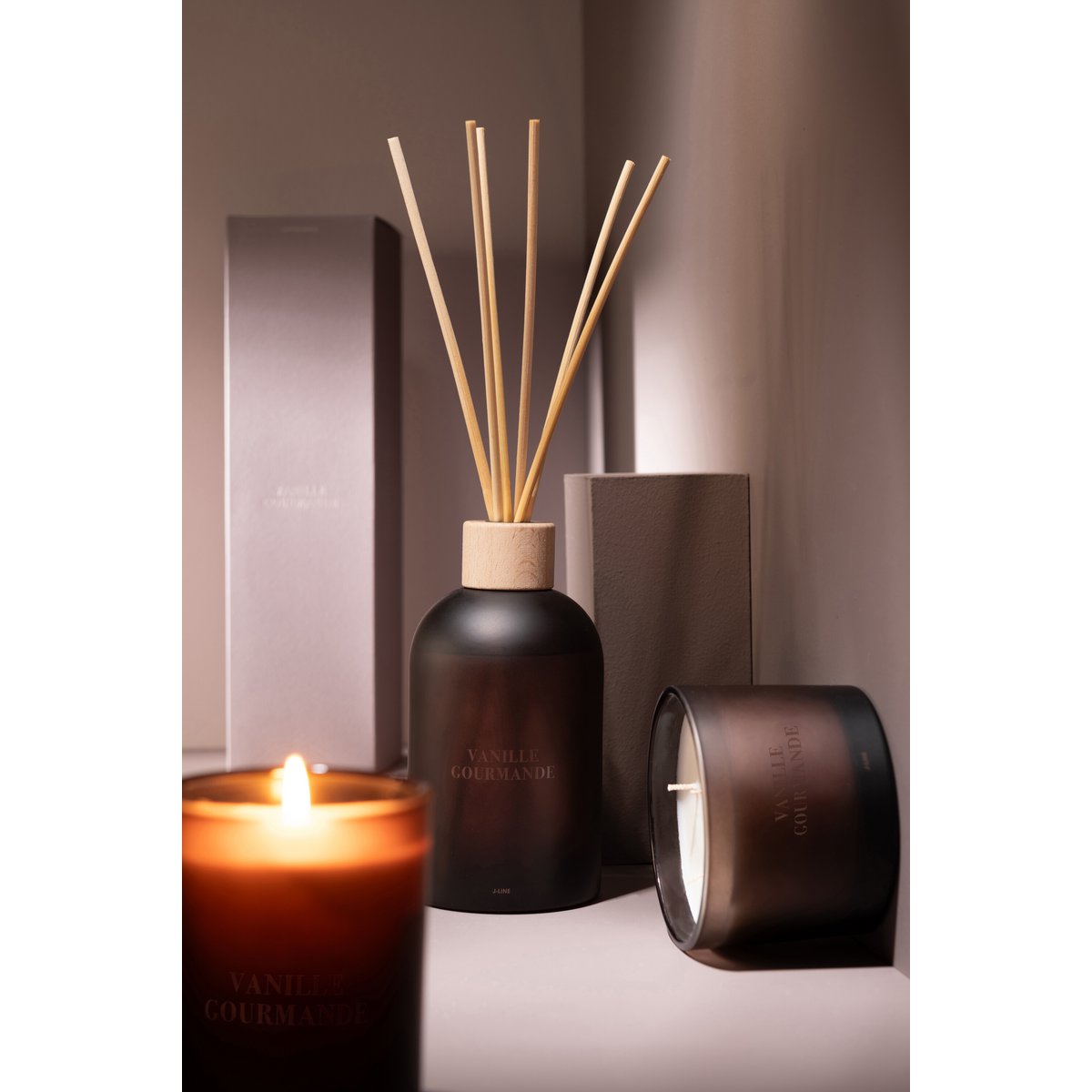 J-Line – Duftöl + Sticks – Essential Accords – Vanilla Gourmande