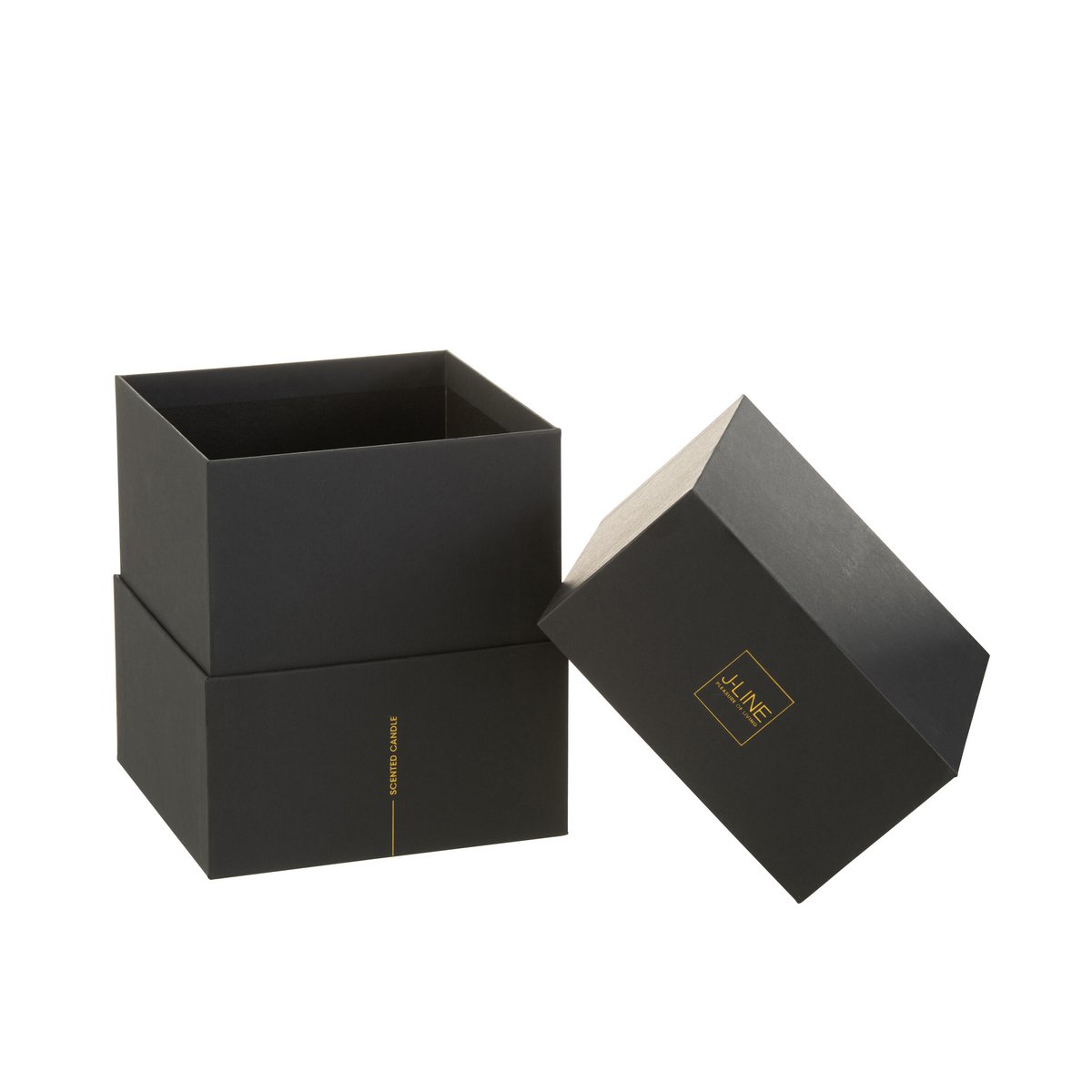 J-Line - Duftkerze 'Luxuria' (Gold, 80 Brennstunden)