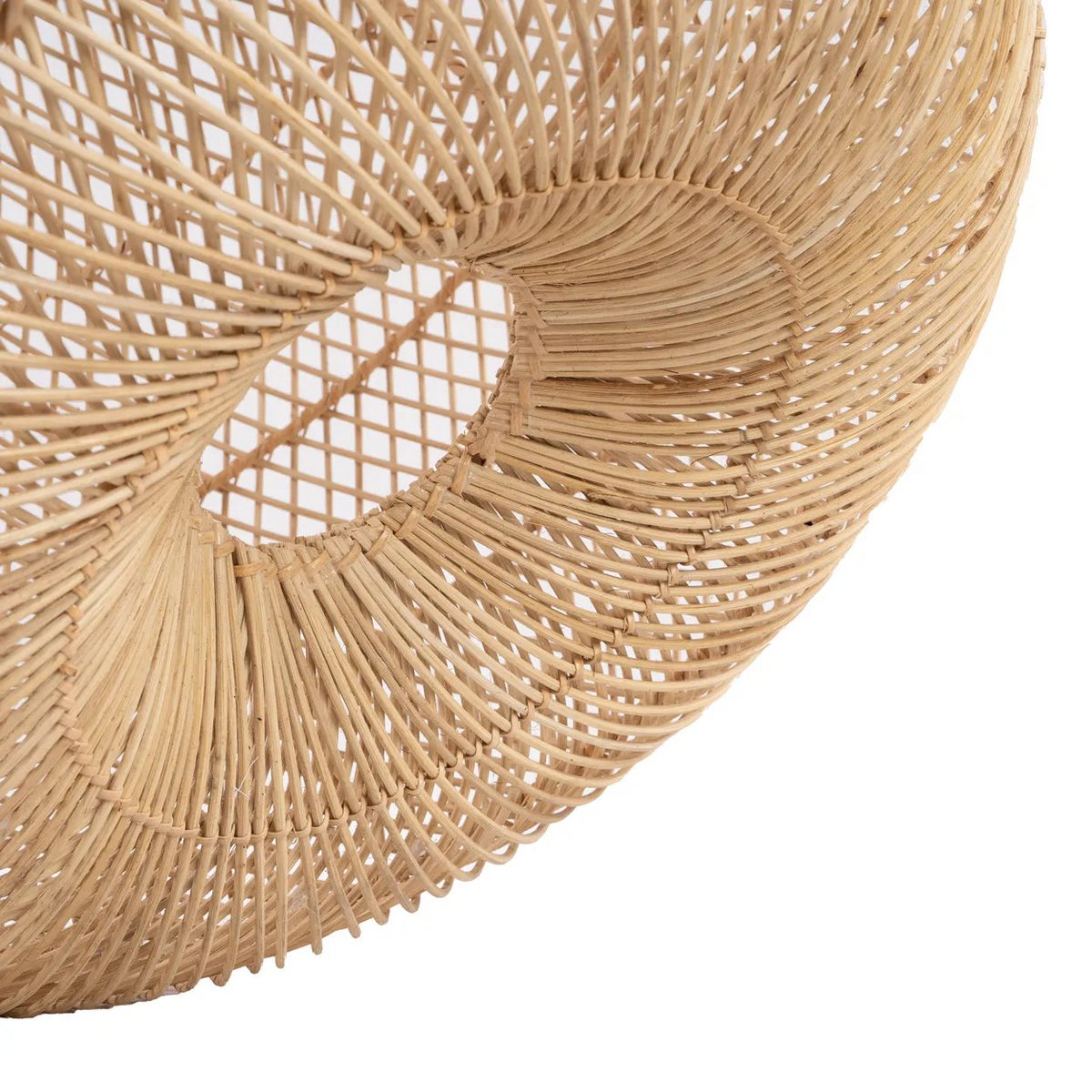 Bazar Bizar - Hängelampe 'Batu Bolong' (Natur, M)