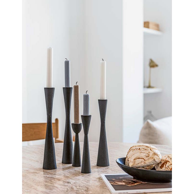 vtwonen - Candle Holder Metal Black 30cm