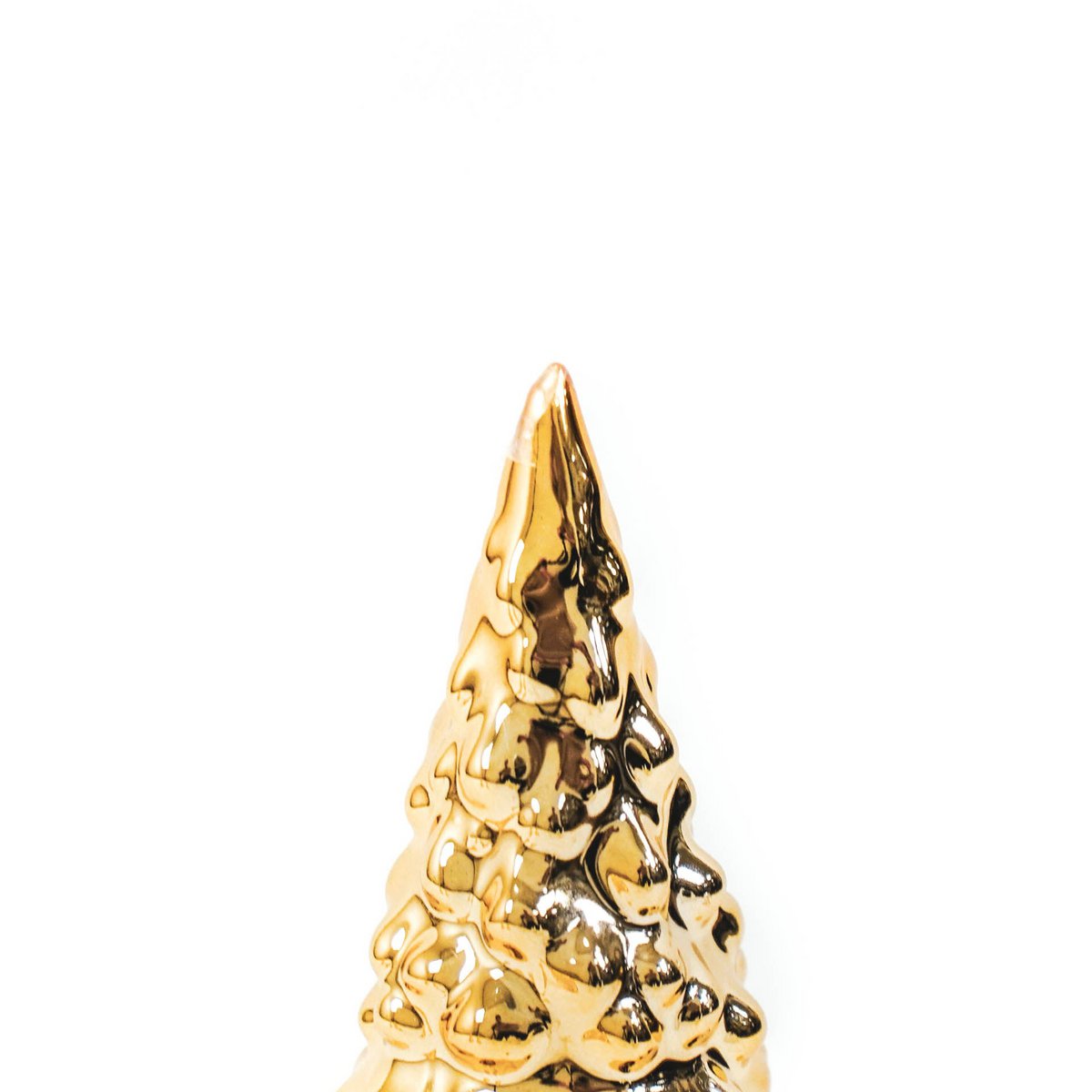 Housevitamin - Kerstornament 'Kerstboom' (24cm hoog, Goud)