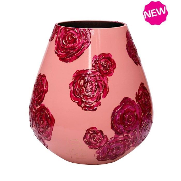 Vase the World - Tasman M roses Ø26 x H28 cm
