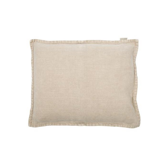 Mrs. Bloom - Linnen sierkussen 'Anna' (Naturel, 50cm x 40cm)