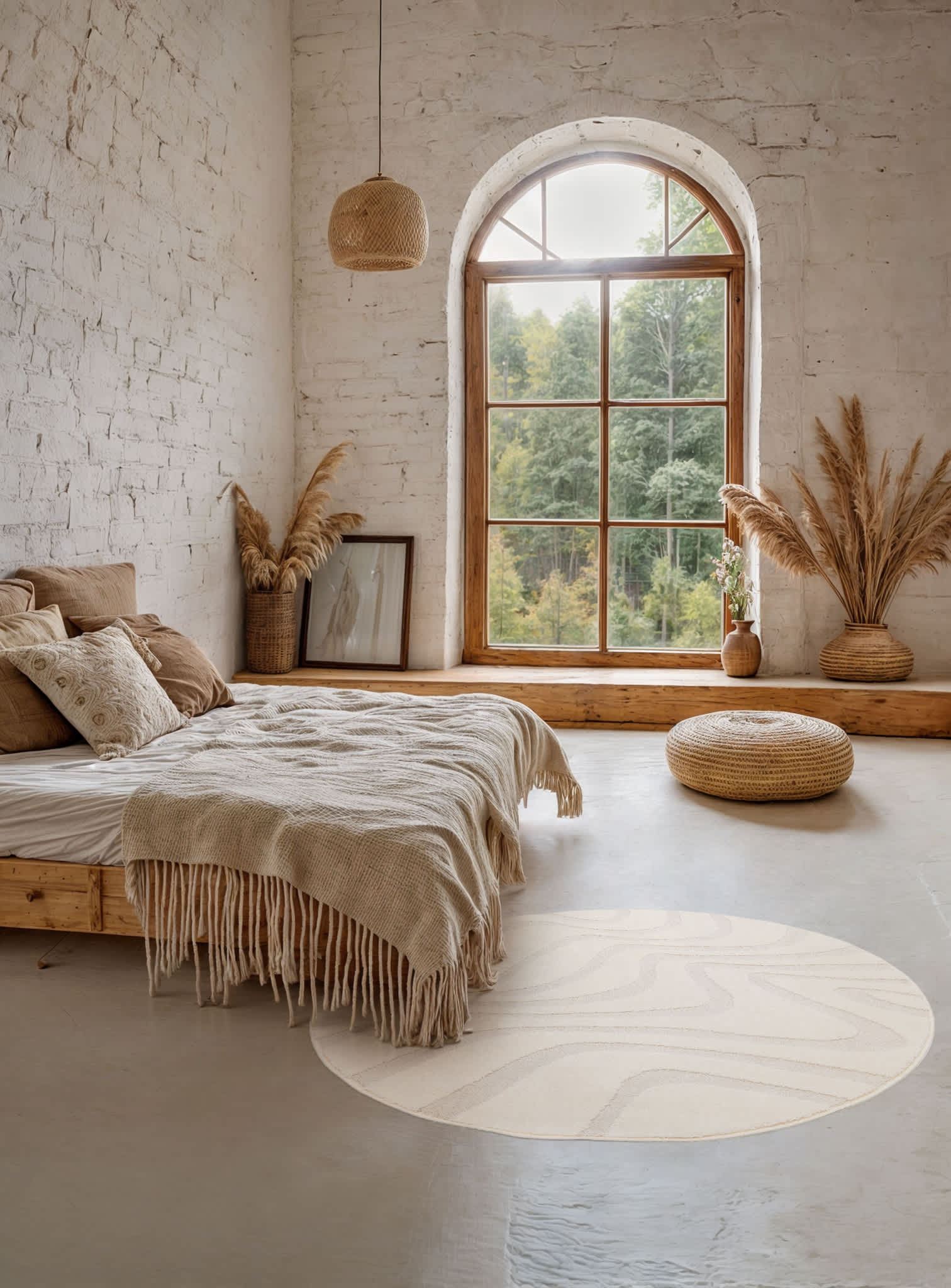 By Javy - Vloerkleed Coco Storm - kleur creme-creme