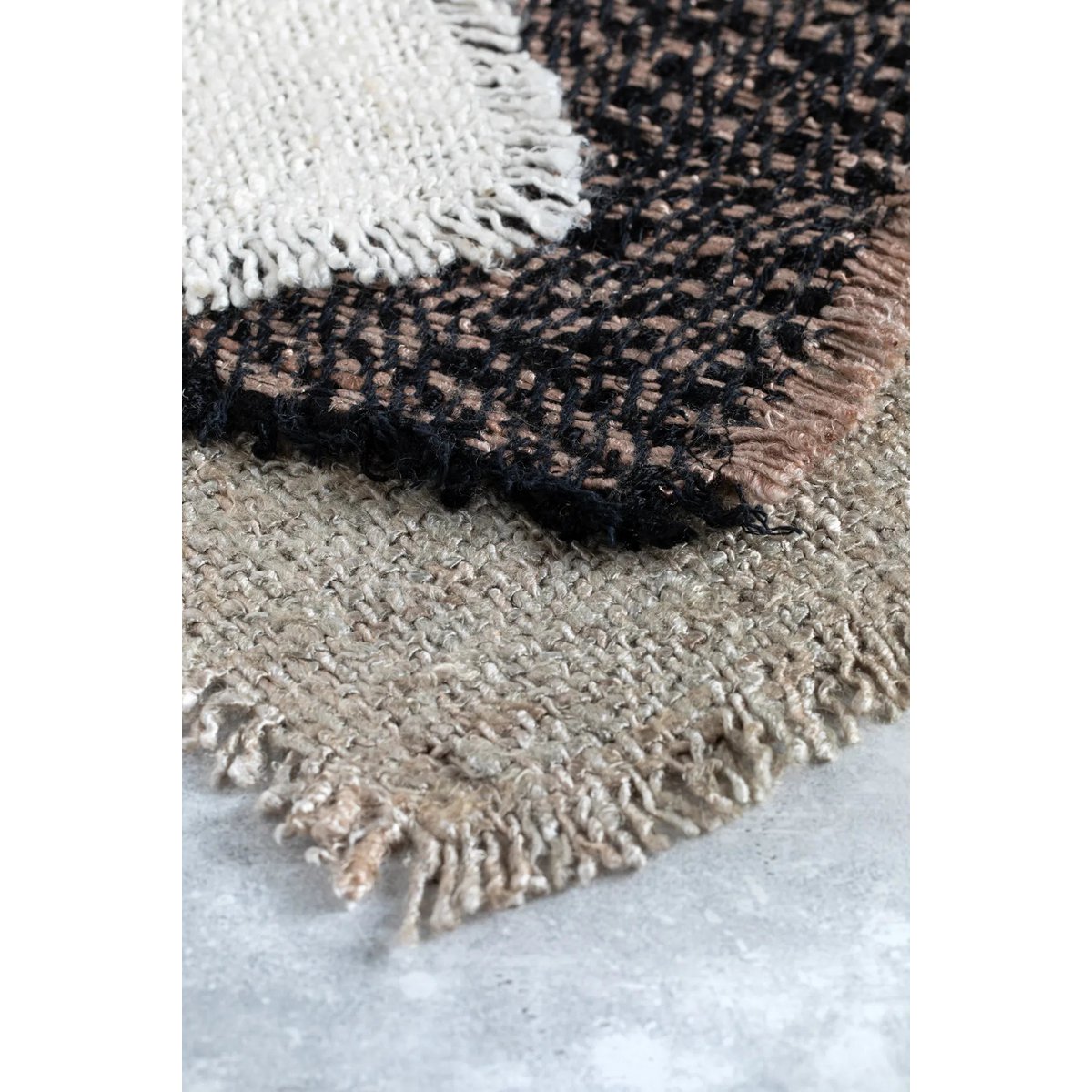 Bazar Bizar - Placemats 'Oh My Gee' (Zwart Koper, Set van 4)