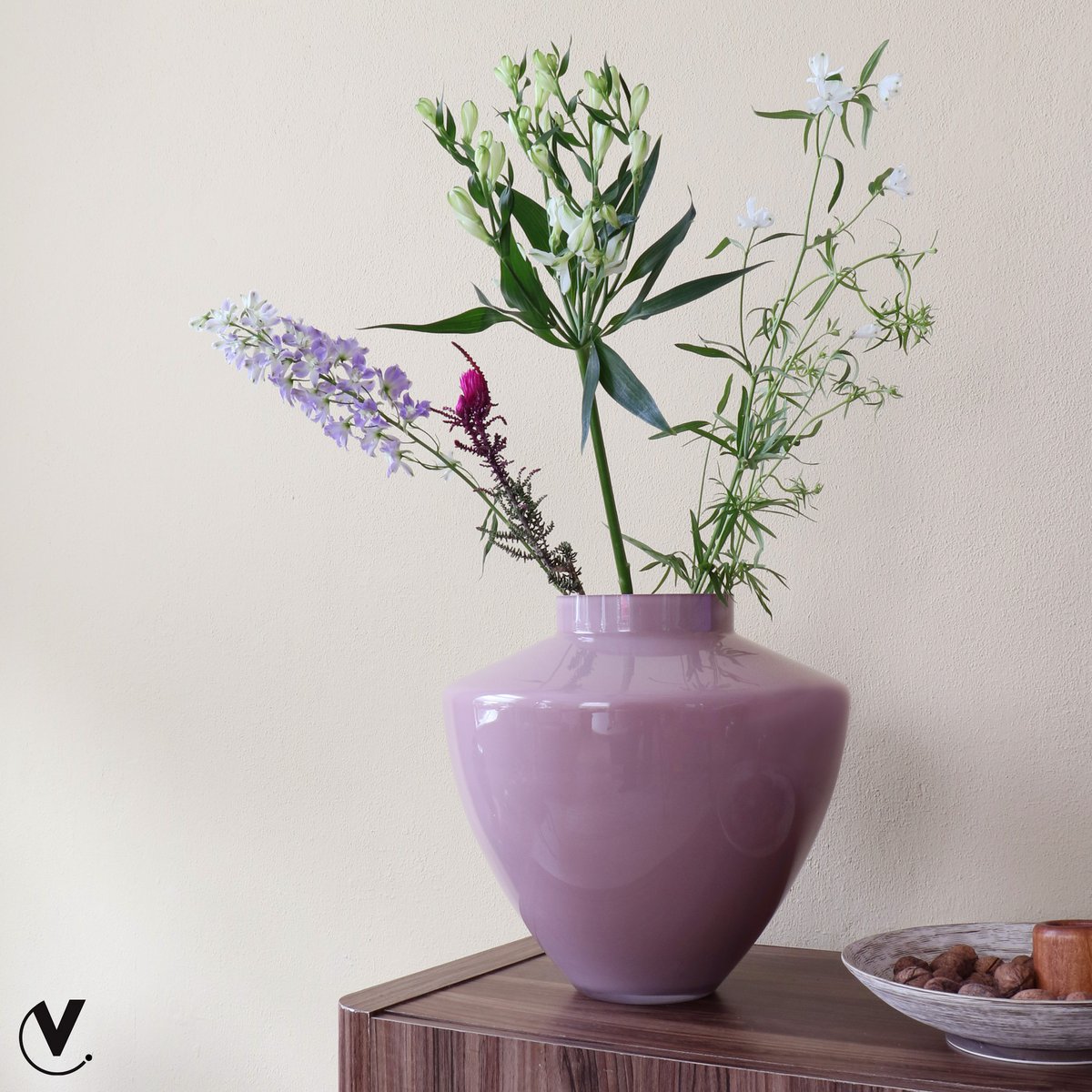 Vase the World - Vaas - Kagera pastel pink