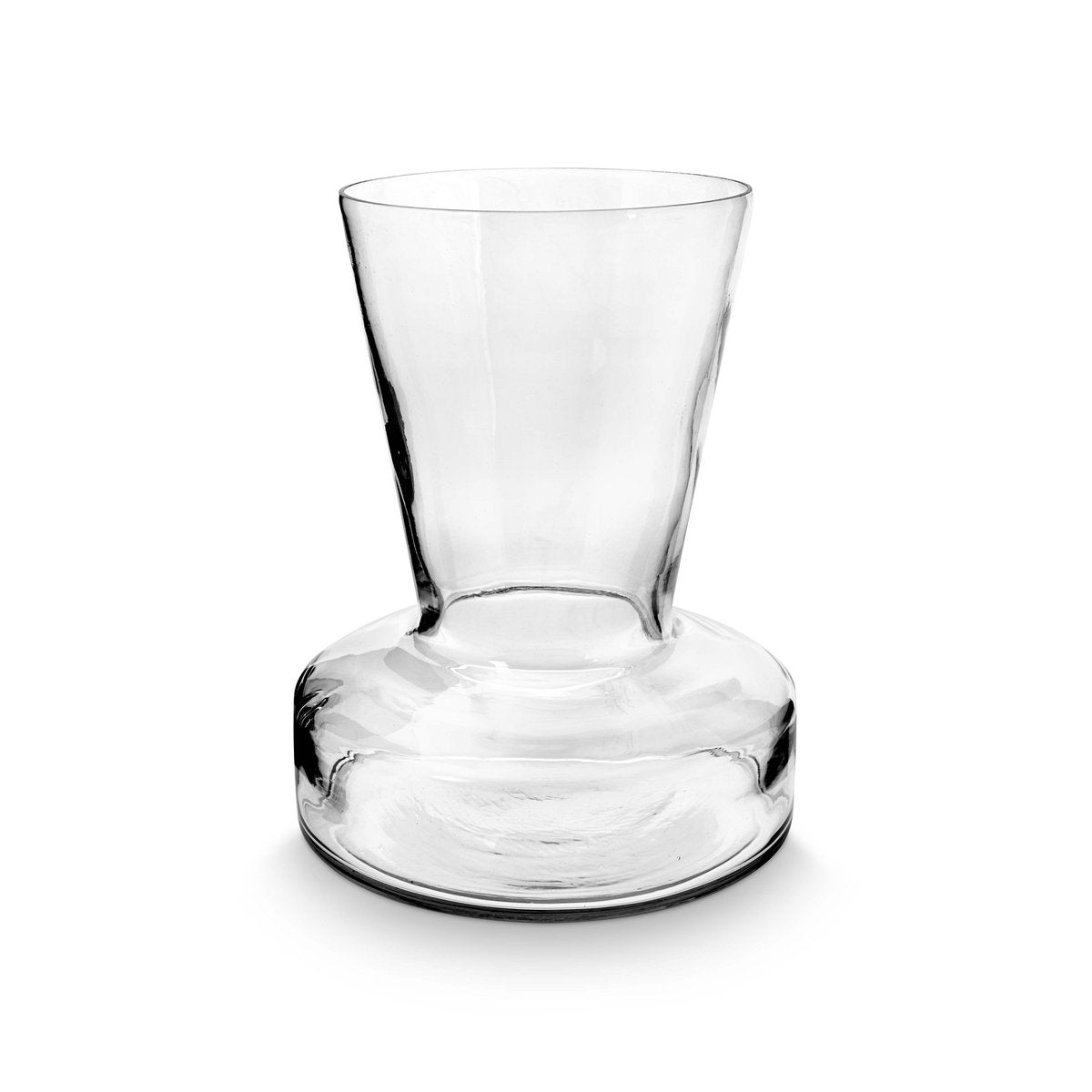 vtwonen - Vase Glass Clear Trumpet Small 16x19cm