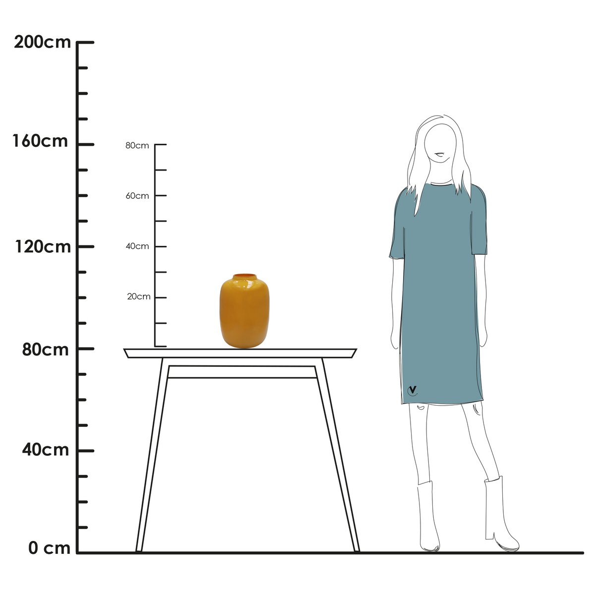 Vase the World - Vaas - Artic bright yellow