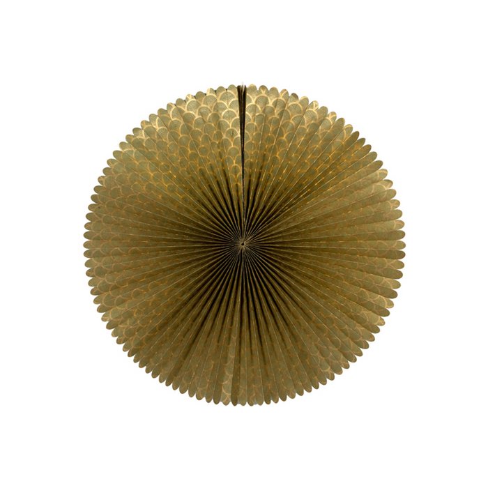 Mrs. Bloom - Decoratie Rozet Emily XXL olijfgouden patroon