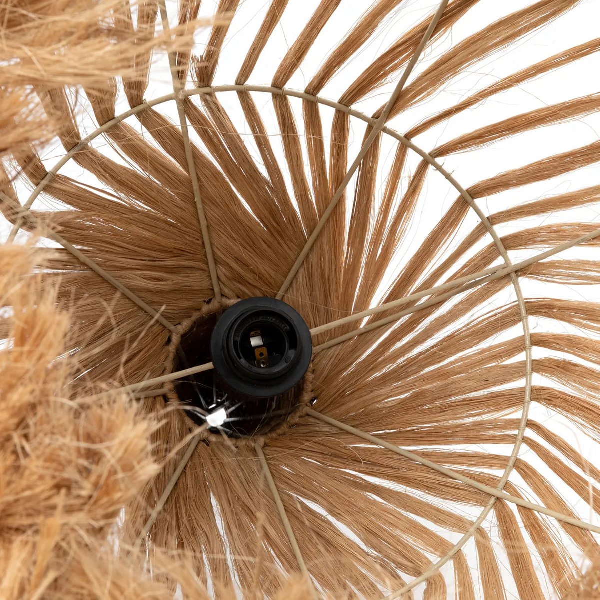 Bazar Bizar - Hanglamp 'Hippie Tipi' (Naturel, L)