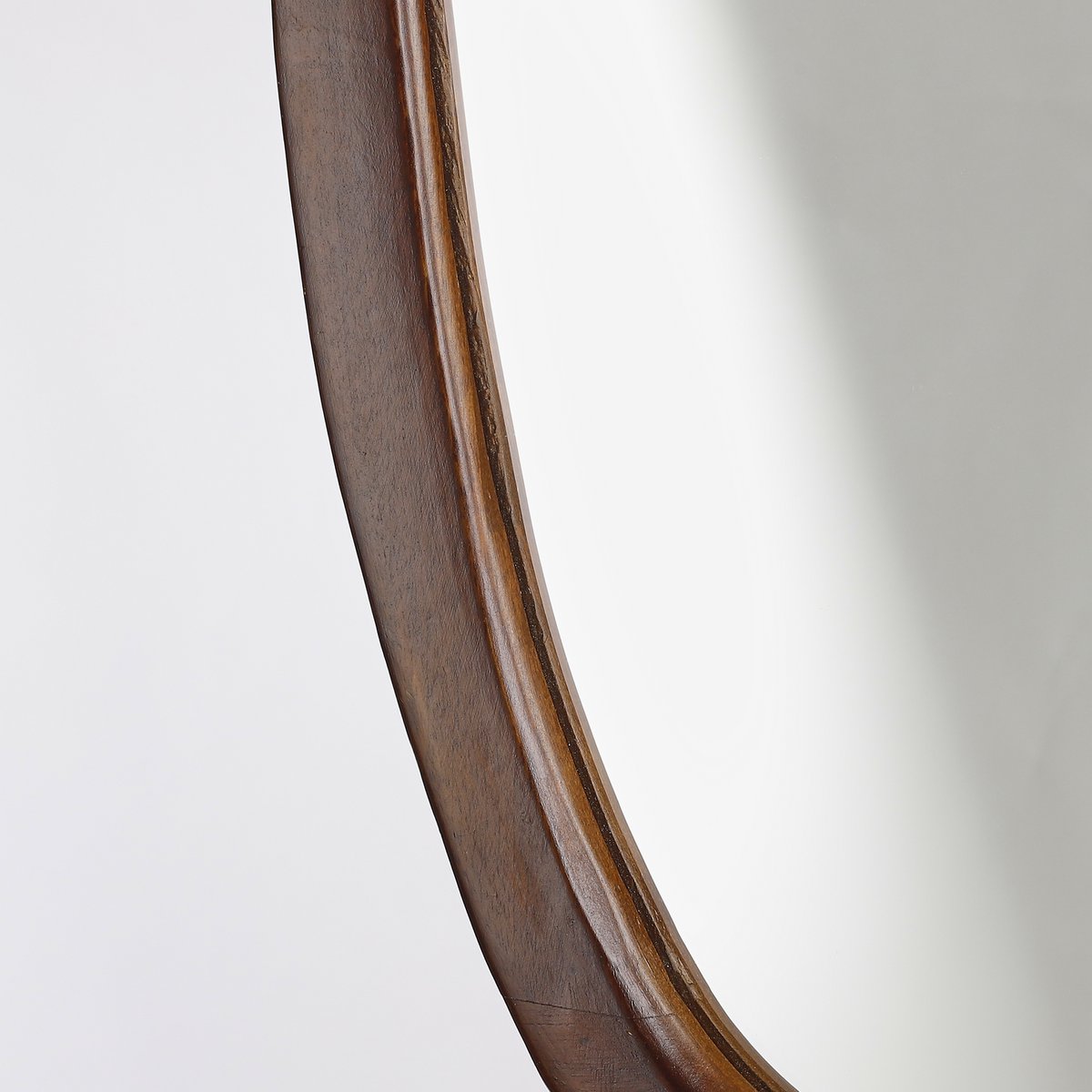 Mica Decorations – Bosco Wandspiegel – L35 x B50 cm – Mangoholz – Dunkelbraun