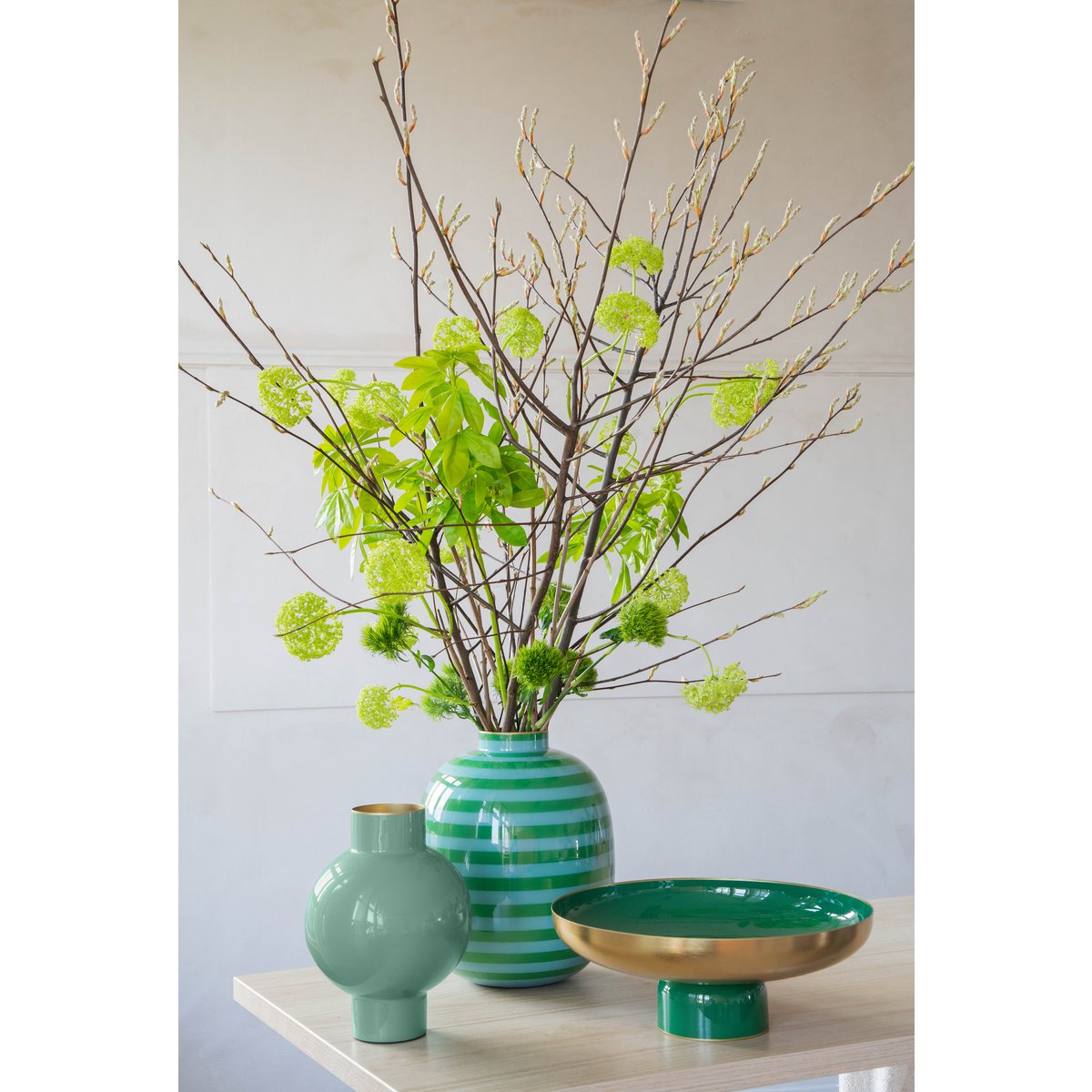 Pip Studio - Low Tray Metal Dark Green 12.50x35cm