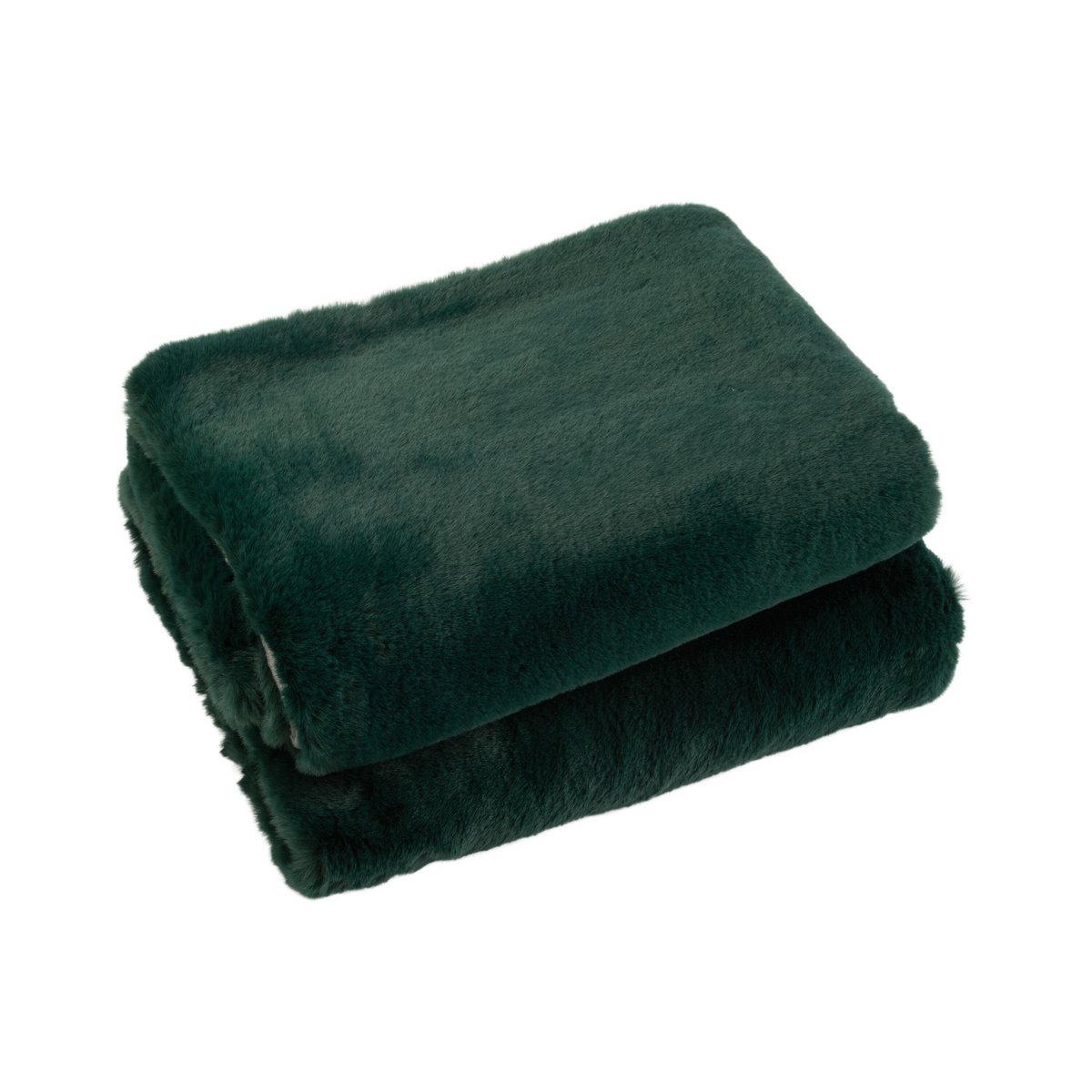 J-Line - Plaid Cutie - Polyester - 180X130cm - Dunkelgrün