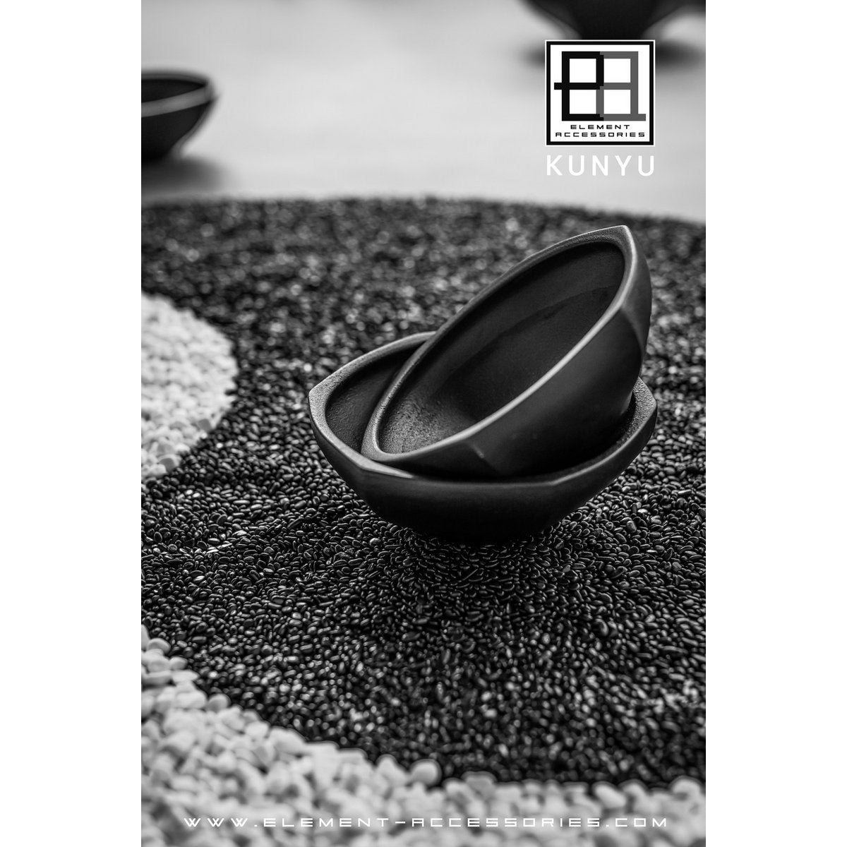 Element Accessories - Kom in moderne Aziatische stijl, hoogwaardig design en afwerking, KUNYU22ZW