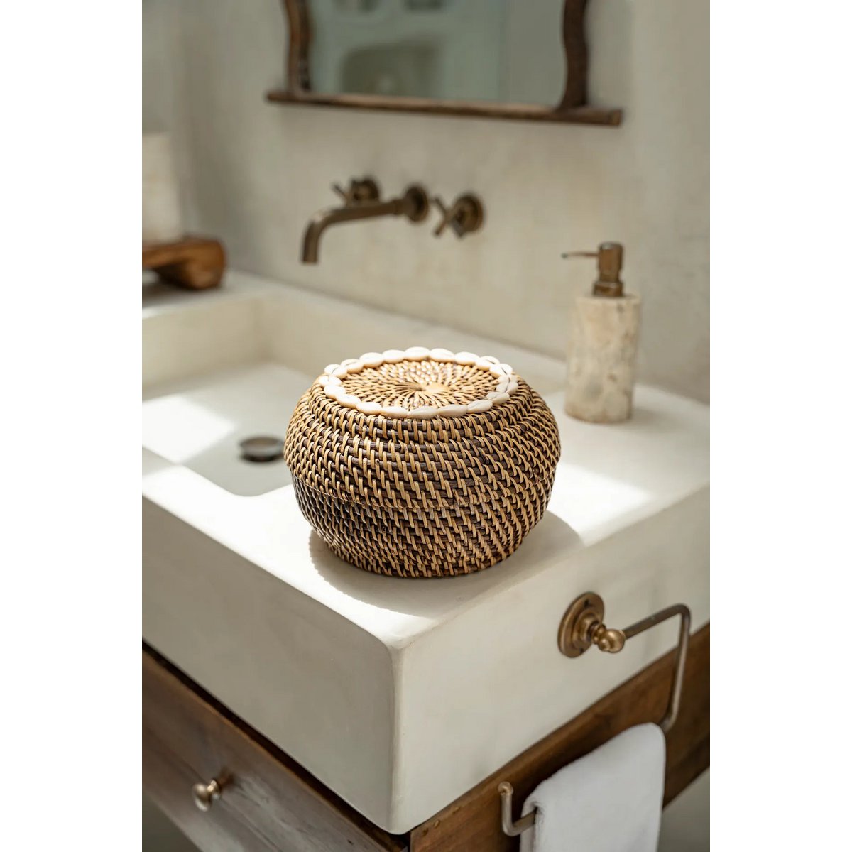 Bazar Bizar - Mand 'Colonial Peek-a-Boo' (Naturel Bruin, S)