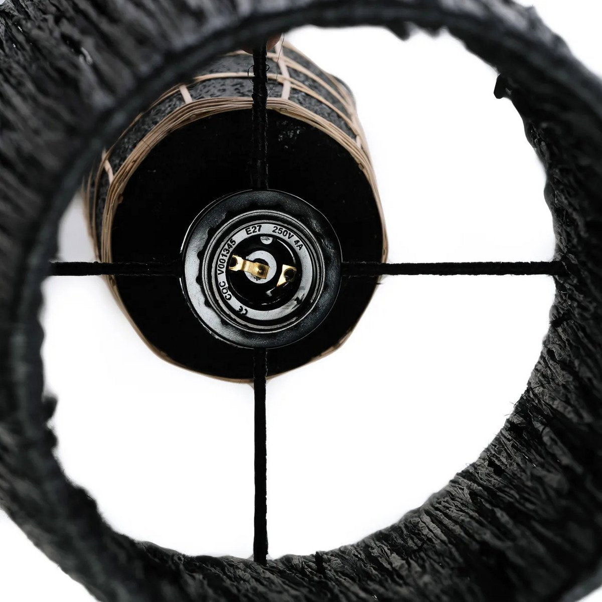 Bazar Bizar Living - De Naxos Tafellamp - Zwart Natuurlijk