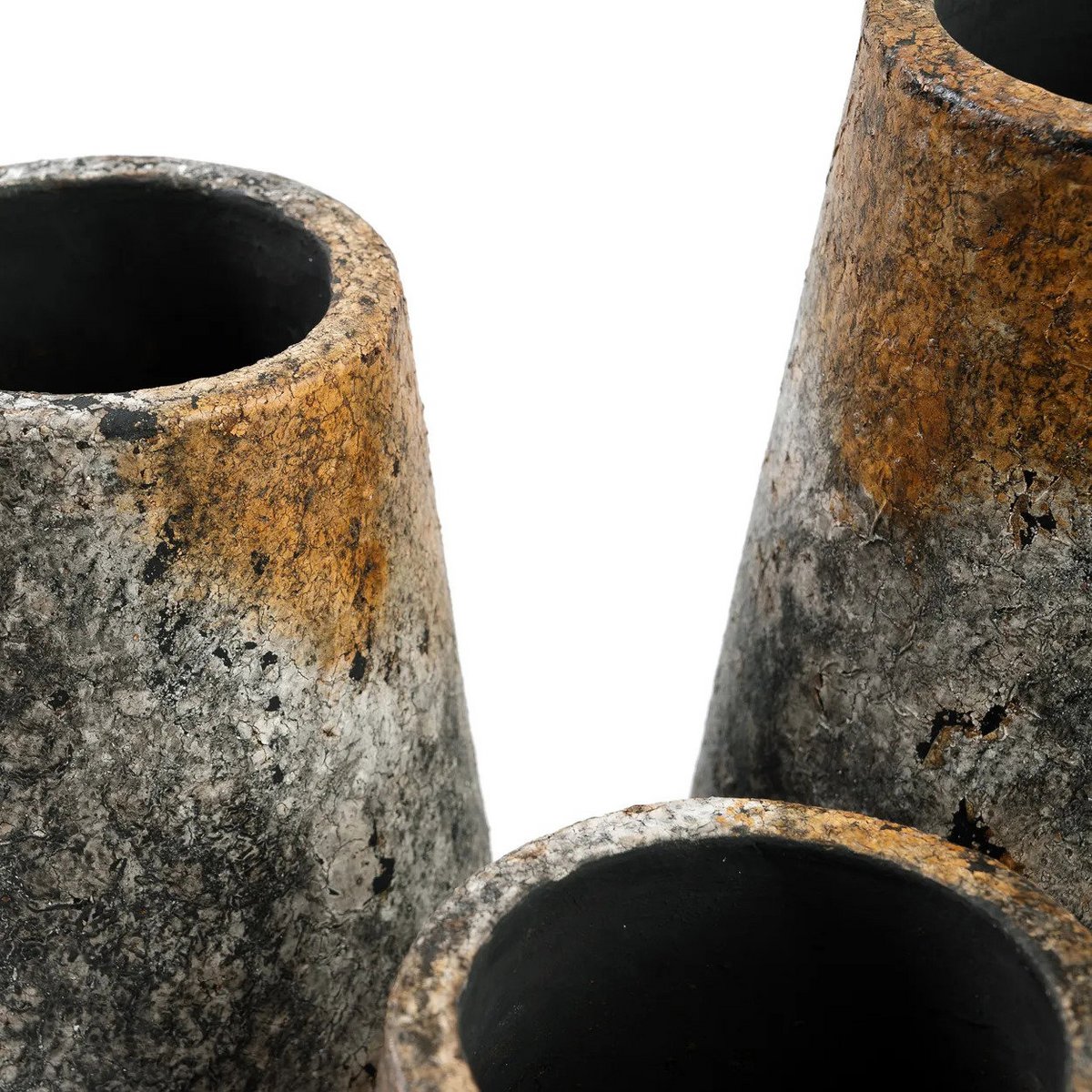 Bazar Bizar - De Spookachtige Vaas - Antiek Grijs - S