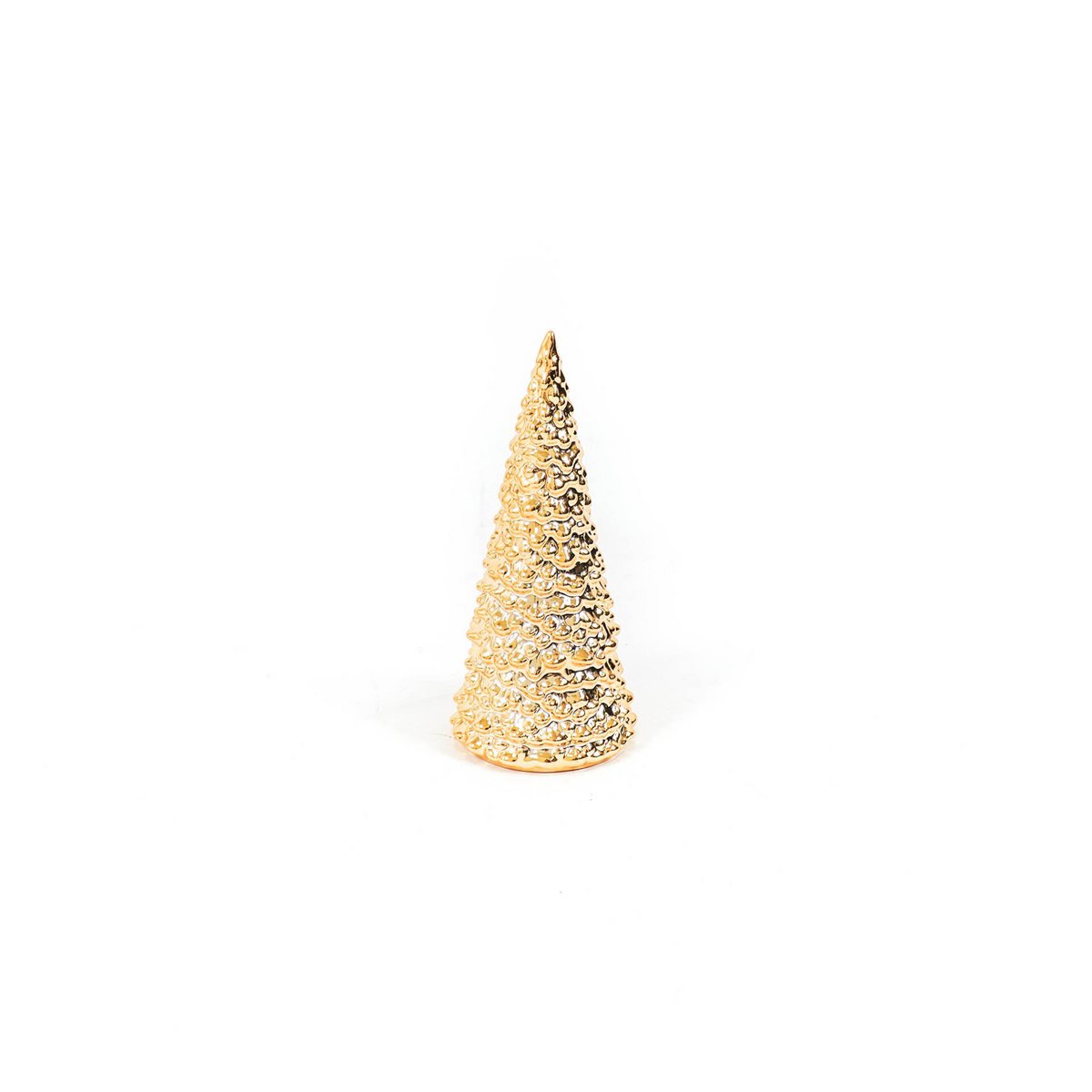 Housevitamin - Kerstornament 'Kerstboom' (20cm hoog, Goud)