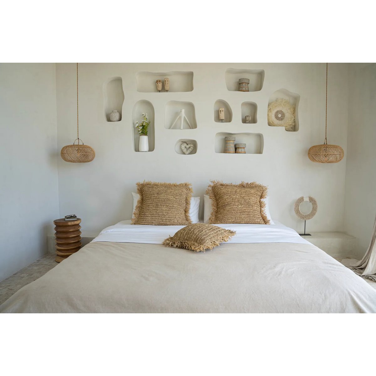 Bazar Bizar - Kerzenhalter 'Serene' (Betongrau Natur, L)