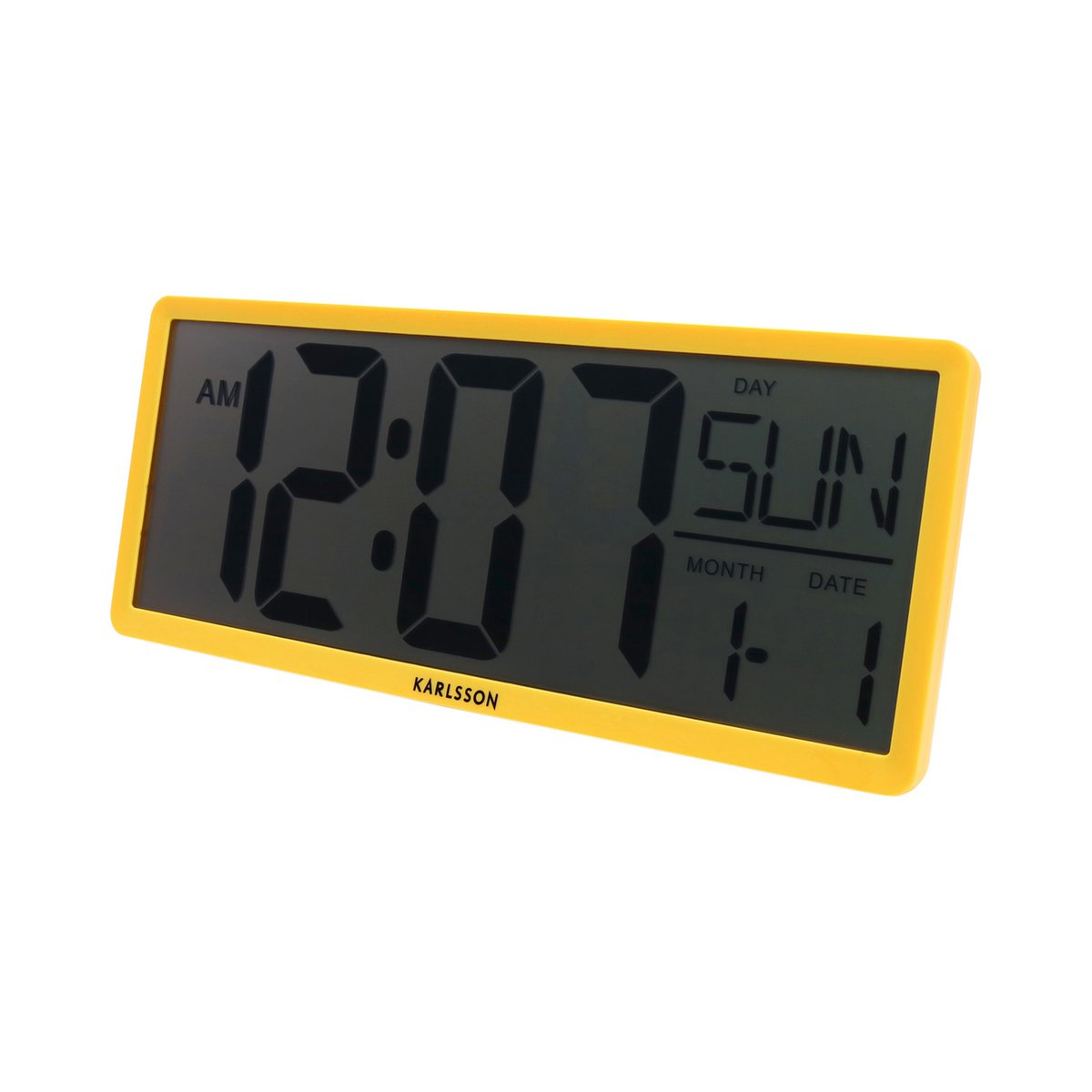 Karlsson - Retro LCD Wand-/Tischuhr