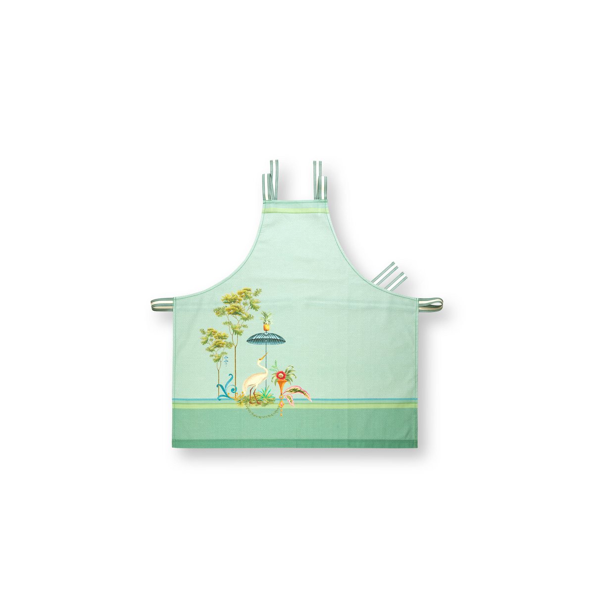 Pip Studio - Apron Jolie Heron Big Blue 85x88cm