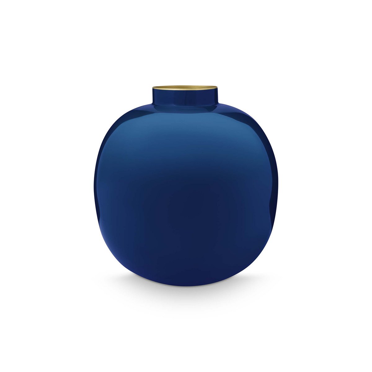 Pip Studio - Vase Metal Blue 23cm