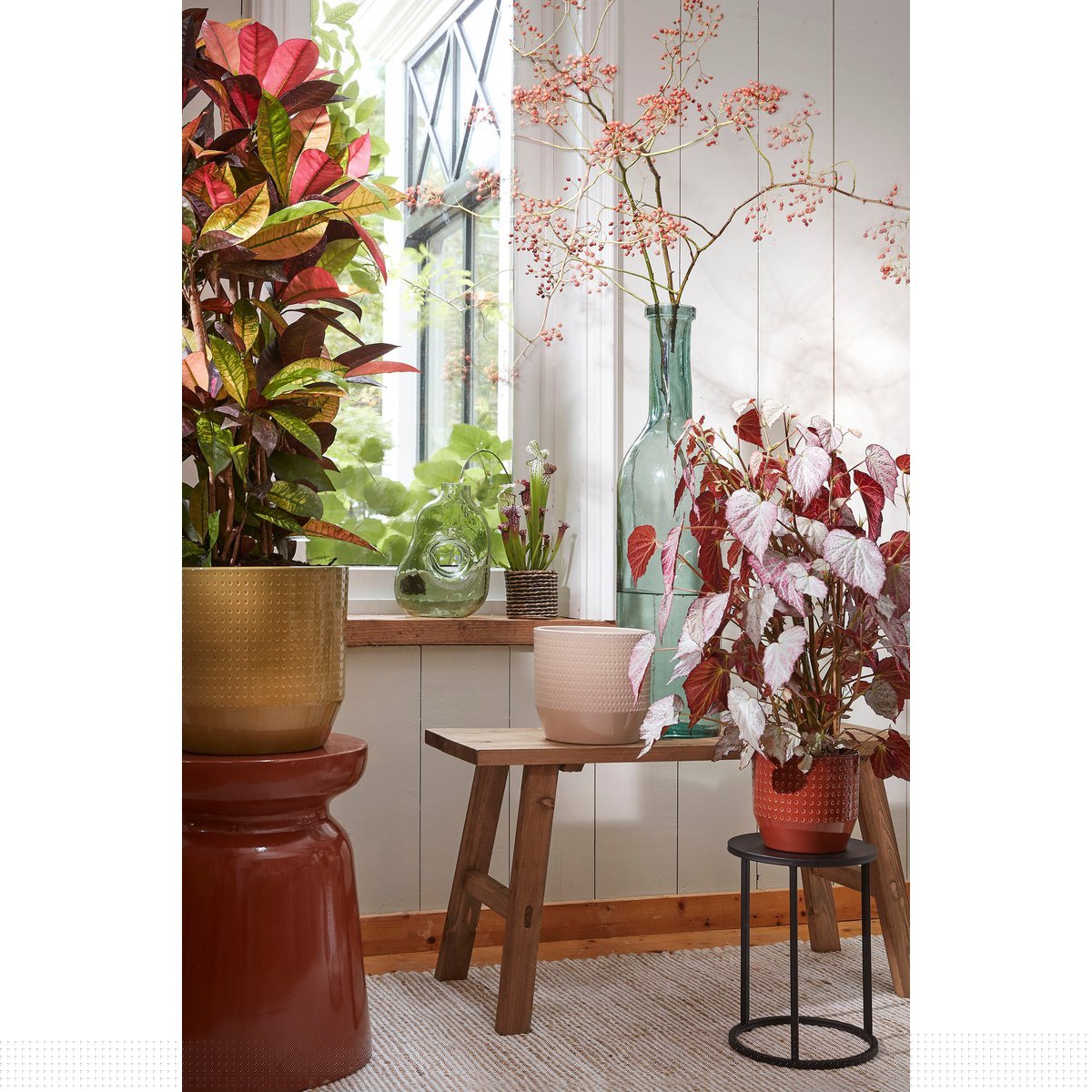 Mica Decorations - Jay Vaas - L19 x B11 x H25 cm - Glas - Lichtgroen