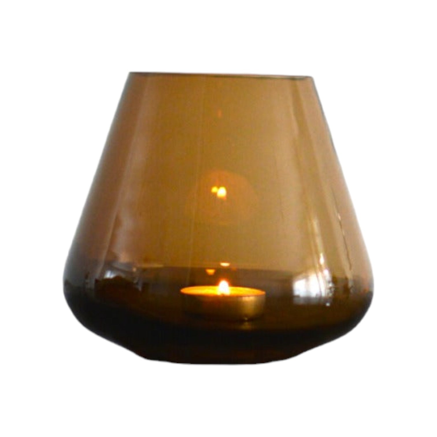 Fidrio Glass - Vaas 'Pear' - Coffee (Small