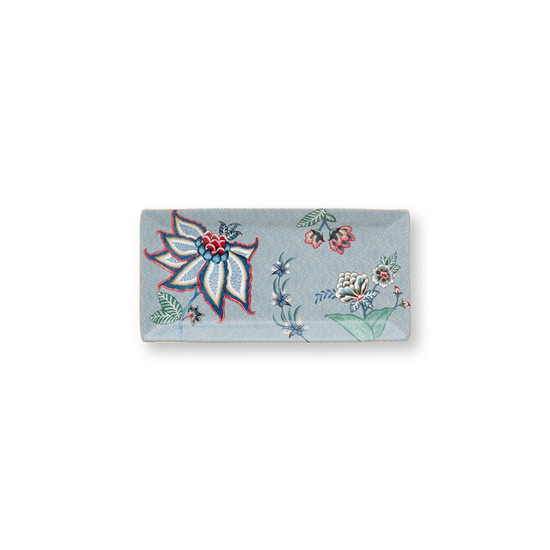 Giftset Round Oriental Flower Festival Blue