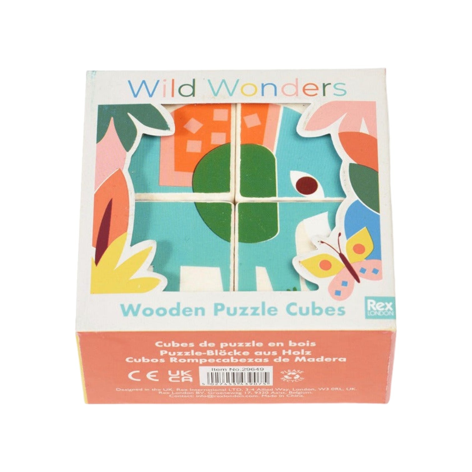Rex London - Houten blokpuzzel 'Wild Wonders'