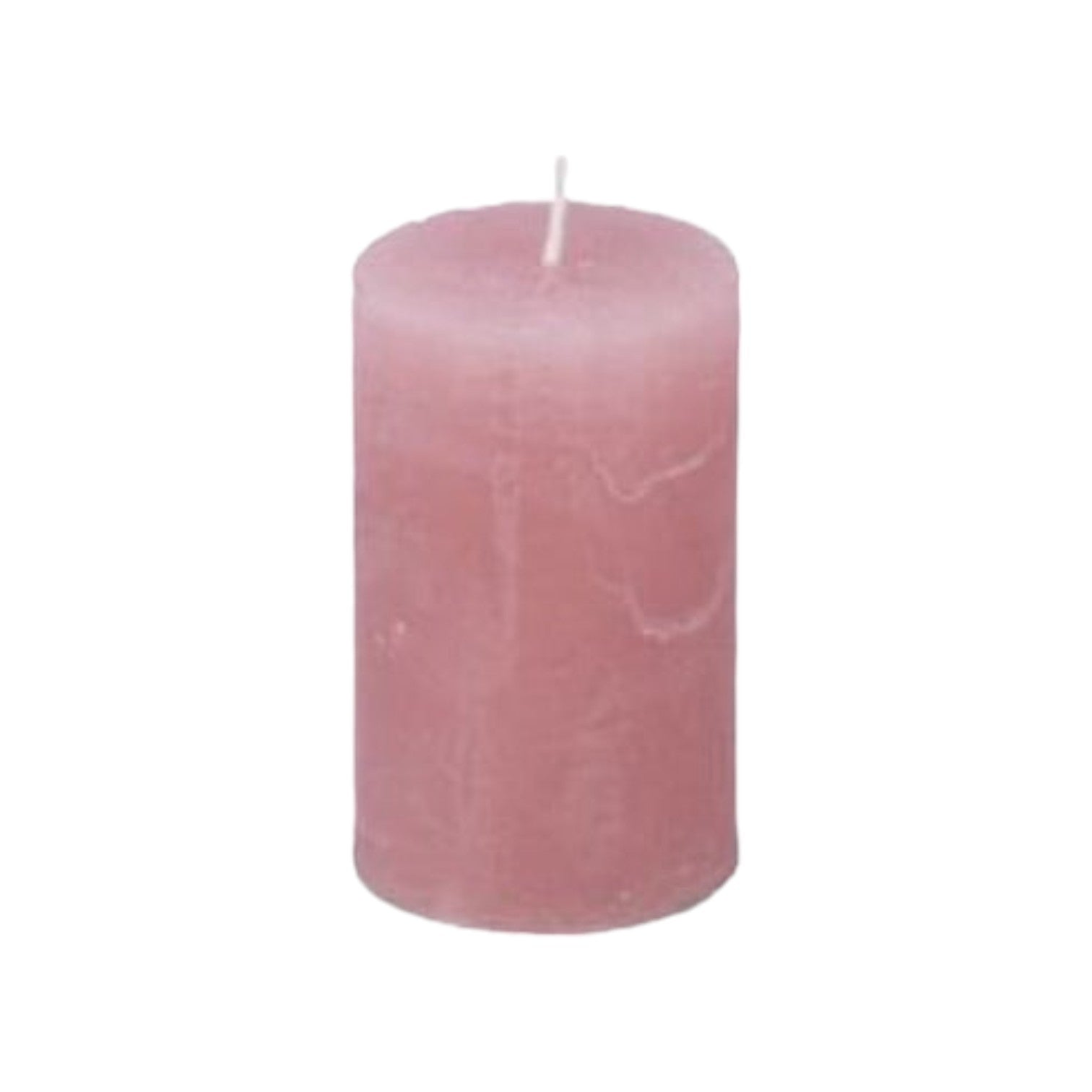Branded By - Kaarsen 'Pillar' (Ø5cm x 8cm) - Antique Pink (set van 9)