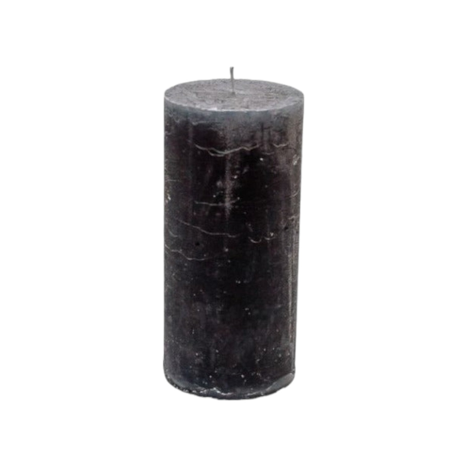 Branded By - Kaarsen 'Pillar' (Ø7cm x 15cm) - Dark Grey (set van 6)