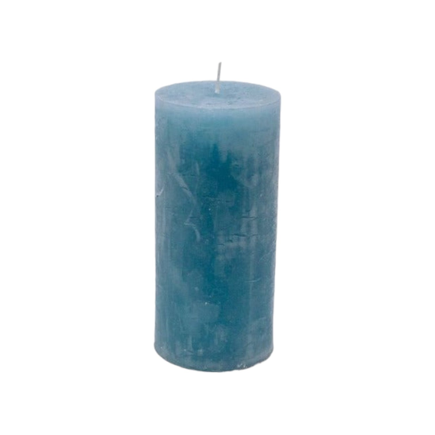 Branded By - Kaarsen 'Pillar' (Ø7cm x 15cm) - Light Blue (set van 6)