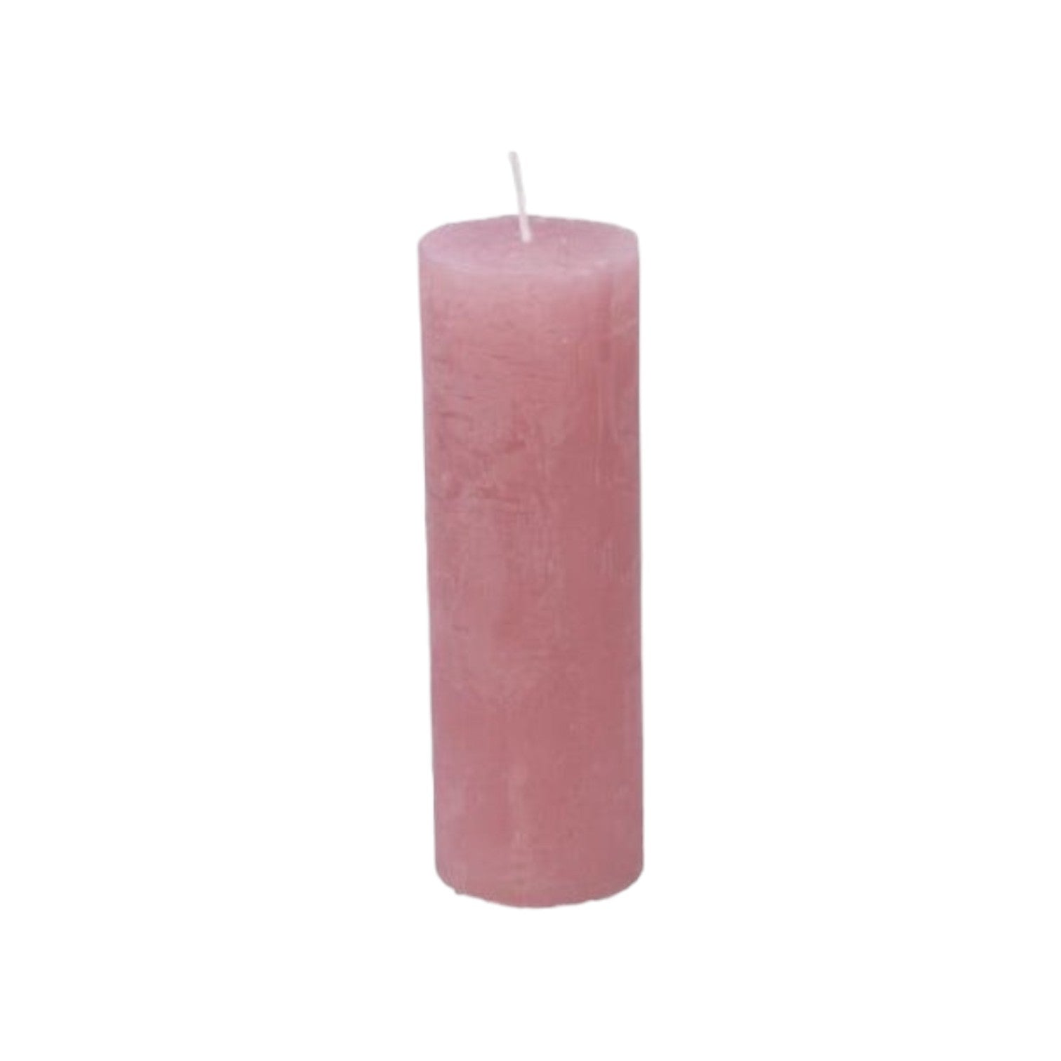 Branded By - Kaarsen 'Pillar' (Ø5cm x 15cm) - Antique Pink (set van 9)
