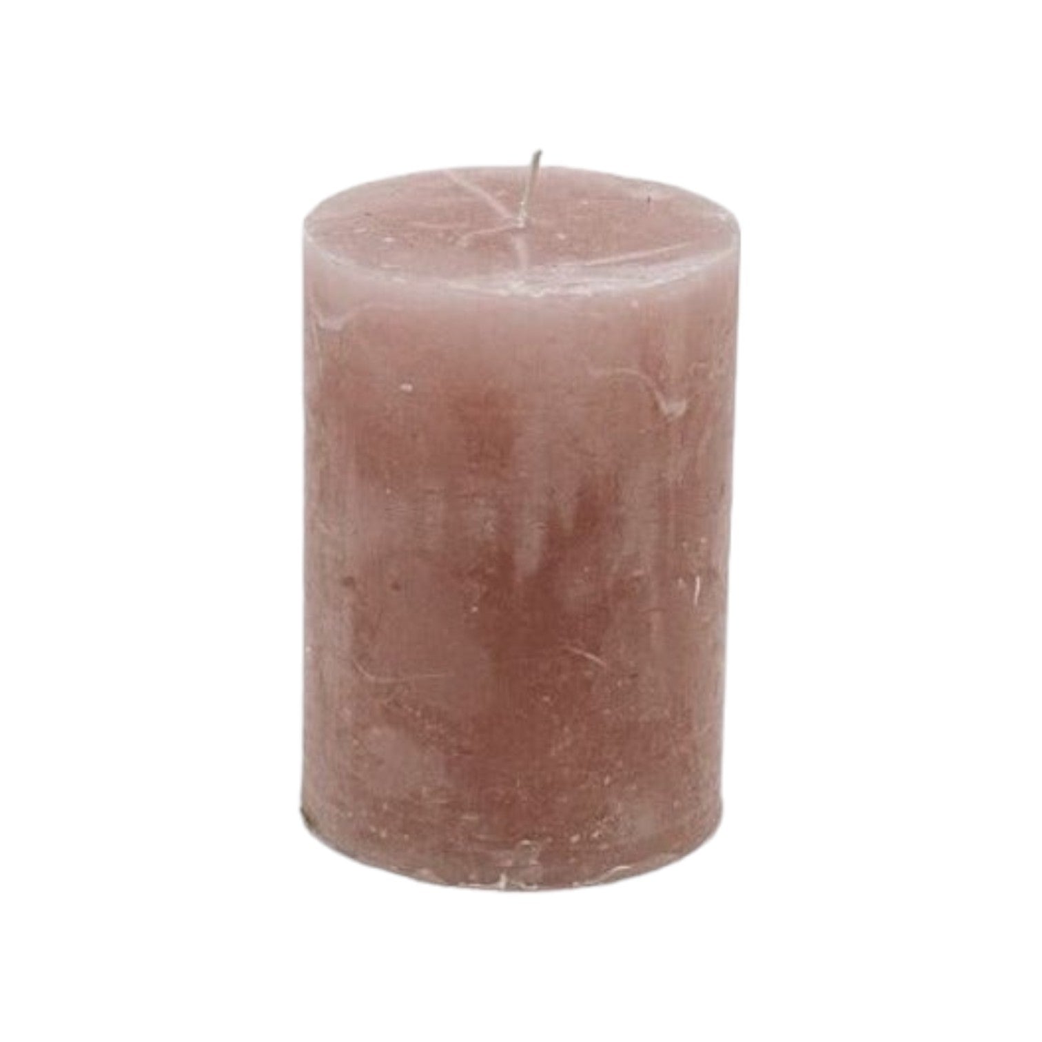 Branded By - Kaarsen 'Pillar' (Ø7cm x 10cm) - Antique Pink (set van 6)