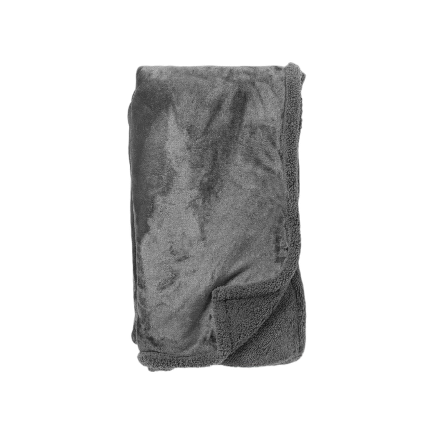 Dutch Decor - Plaid 'Stanley' - Charcoal Grey (150x200cm)