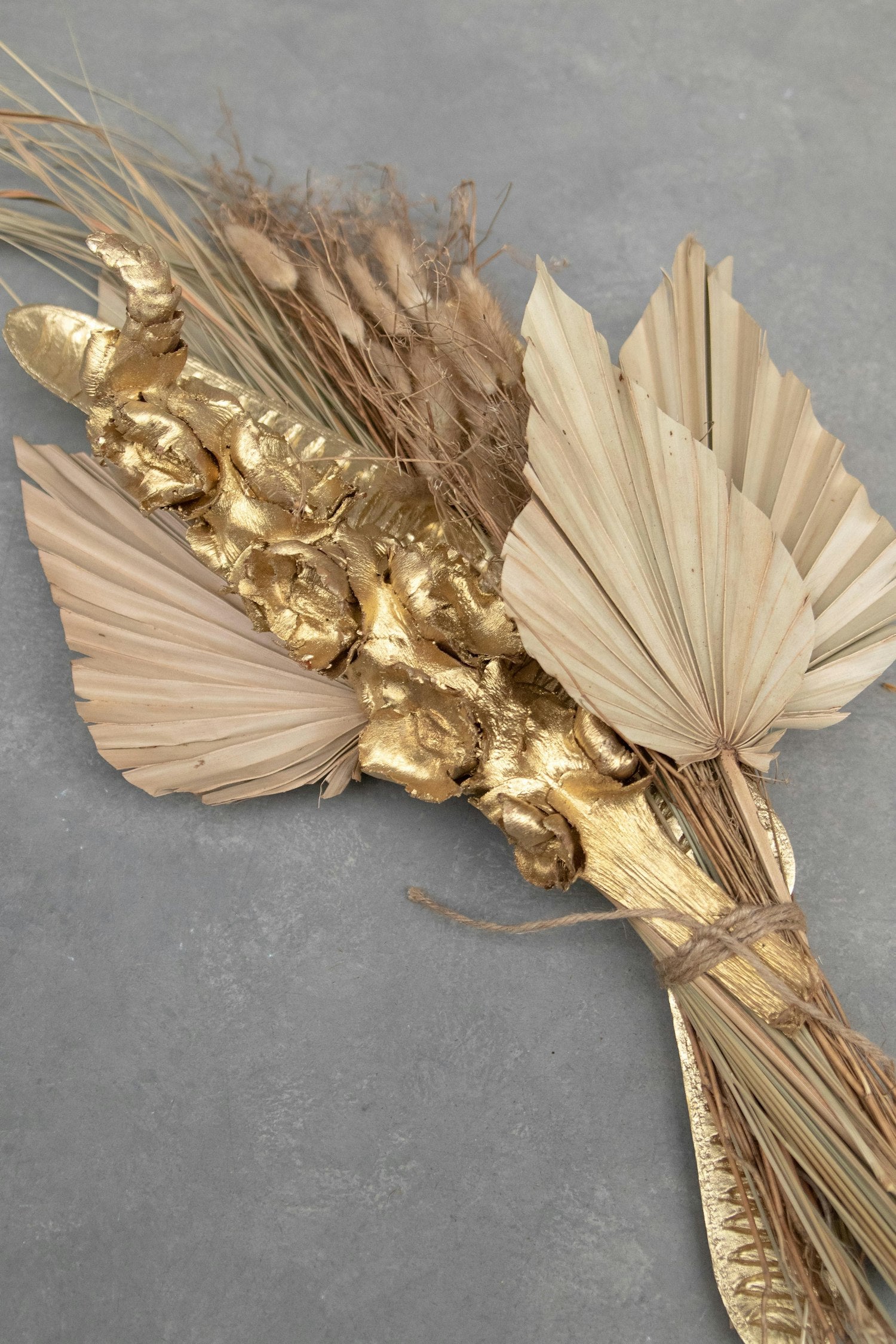 Couronne - Decoratief palm blad 'Palm Female' (Gold)