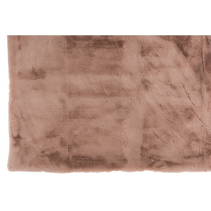 J-Line – Plaid „Cutie“ (180 cm x 130 cm) – Puderrosa