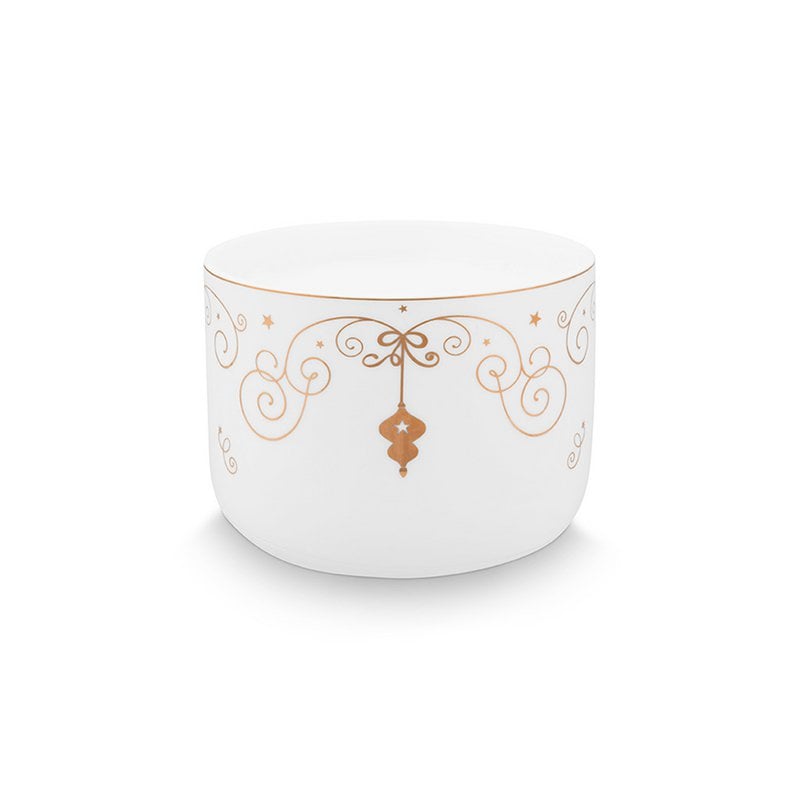 Candle Box Royal Winter White 11.7x9.6cm