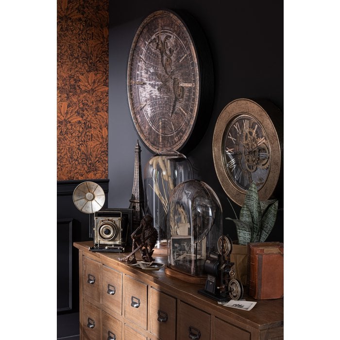 J-Line - Uhr 'Interior' - Gold (50cm)