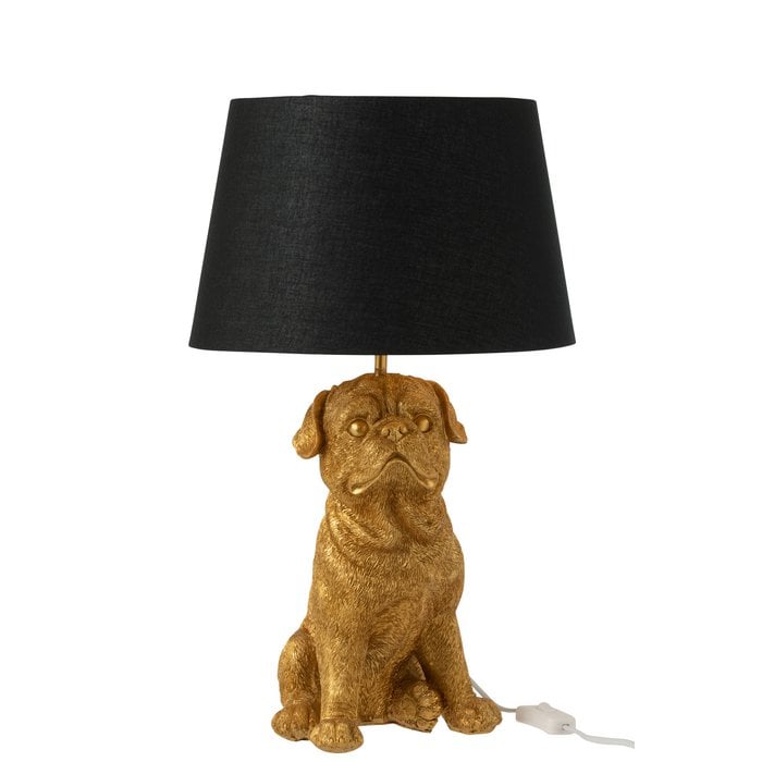 J-Line - Lamp 'Hond Zittend' - Goud
