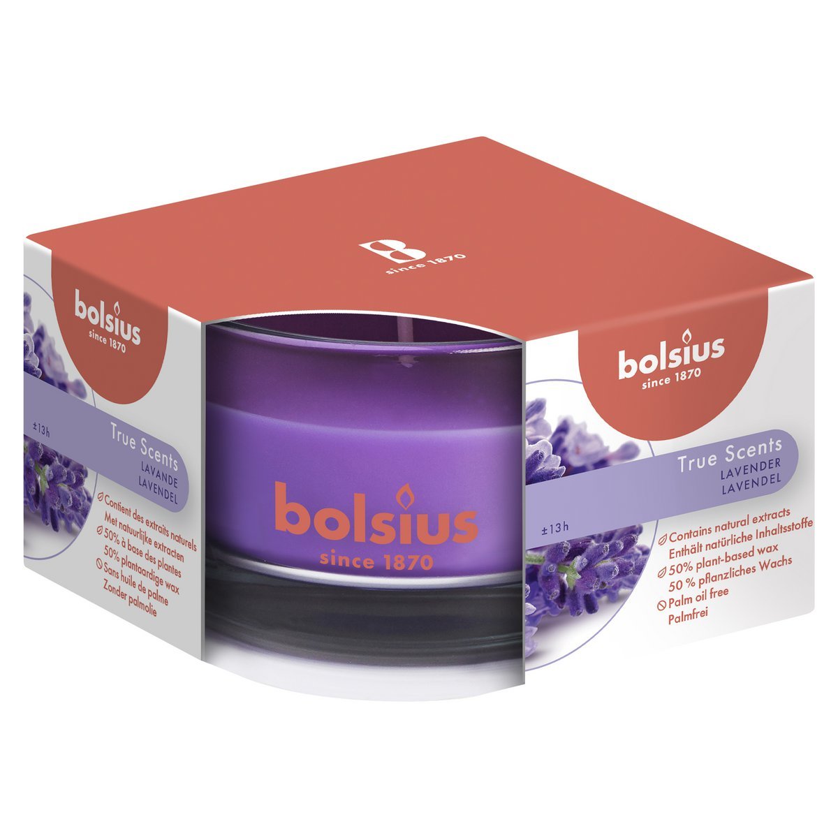 Bolsius - Geurkaars 'True Scents' (50cm, Lavendel)