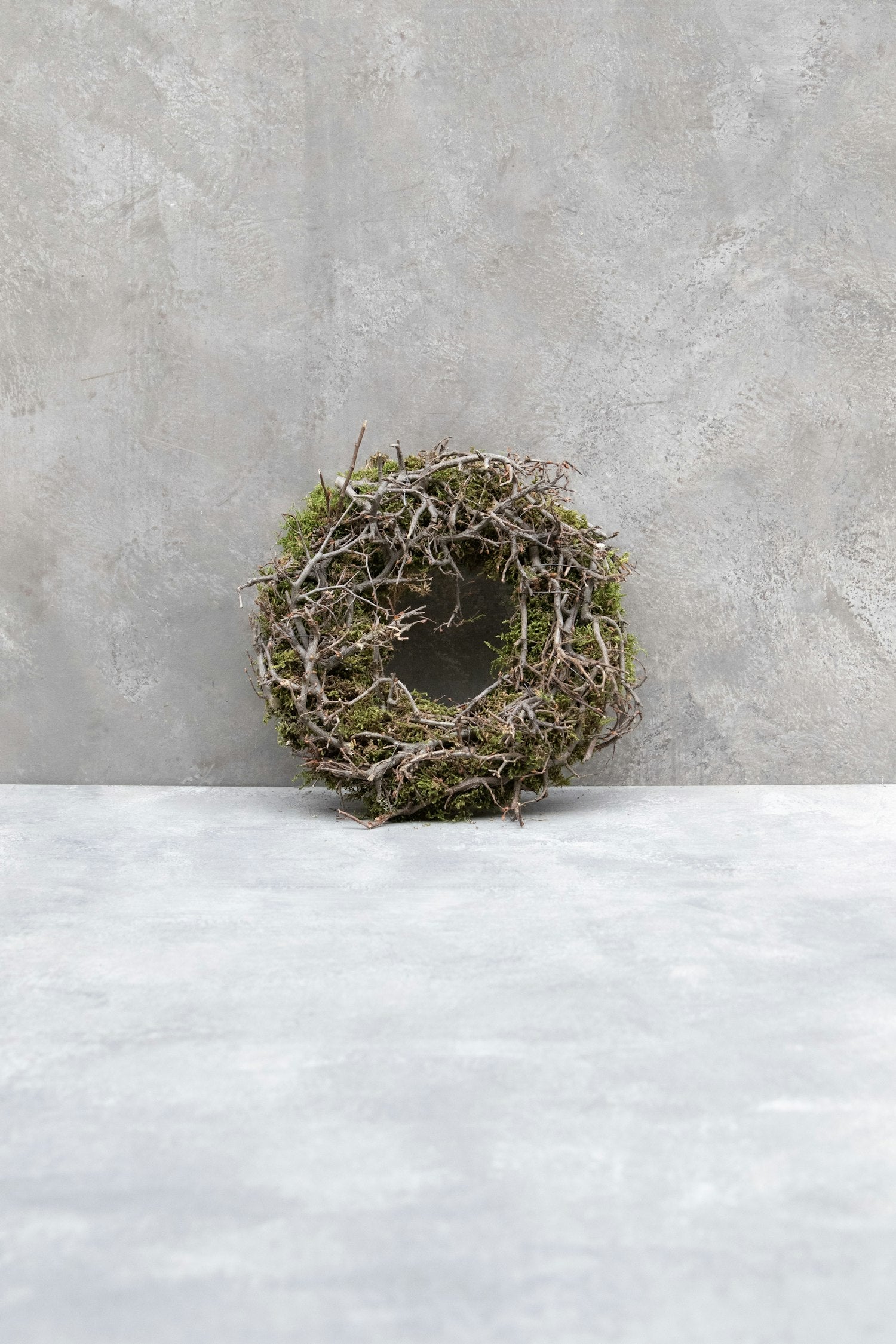 Couronne - Krans 'Moss with bonsai' (Natural