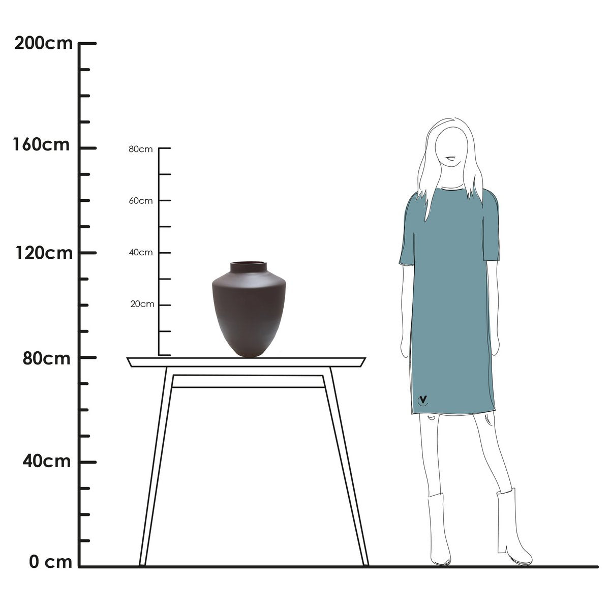 Vase the World - Vaas - Tugela matte earth