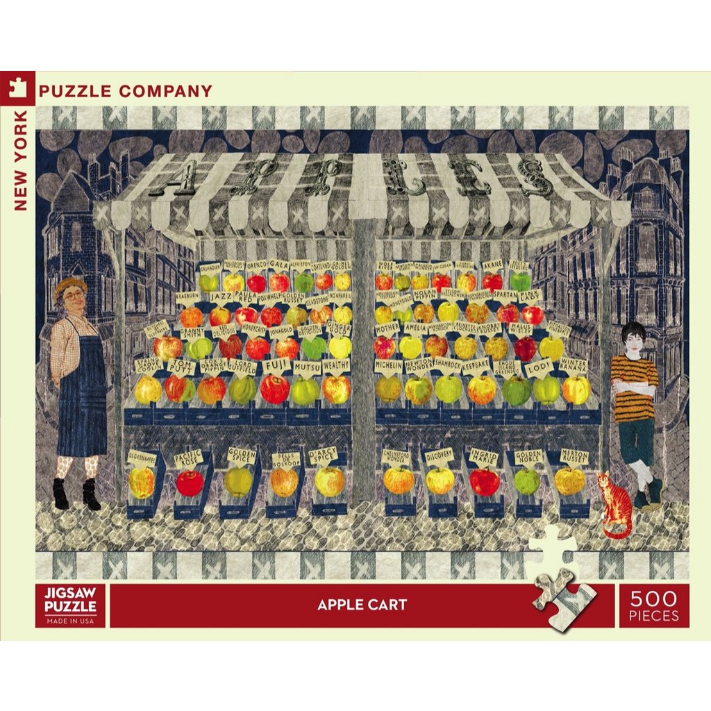 New York Puzzle Company - Puzzle 'Apple Cart' (500 Teile)