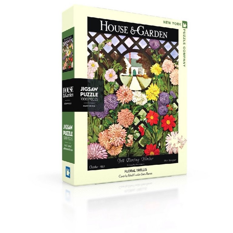 New York Puzzle Company - Puzzle 'Floral Trellis' (1000 Teile)